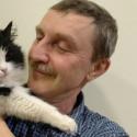 Man, guzul, Ukraine, Kiev oblast, Vyshhorodskyi raion, Vyshhorod,  62 years old